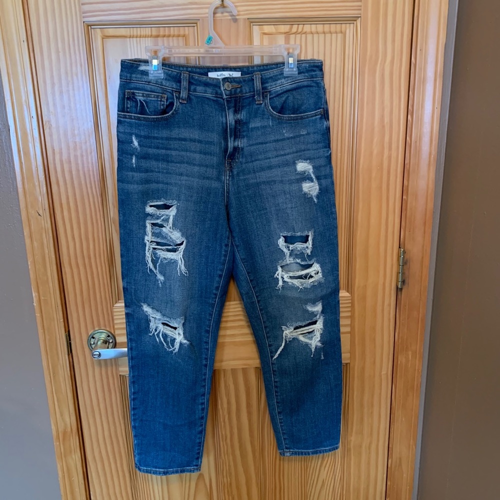 buckle mom jeans